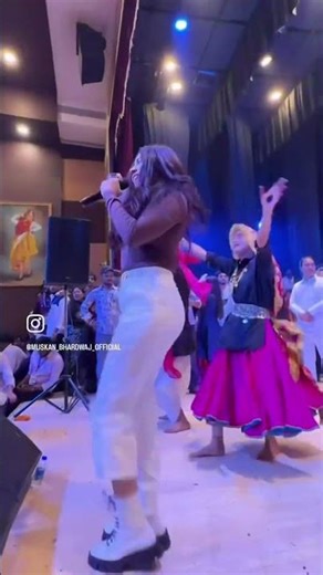 Haryanvi song stage dance program