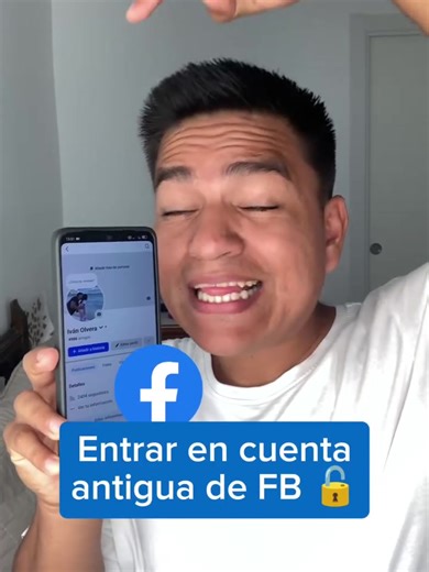 Entrar en cuenta antigua de Facebook.