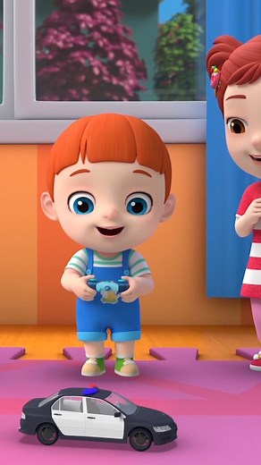 446K views · 4.1K reactions | Domi loves police car. Look,it's coming!#kidssongs #cartoon #domikids #English #educational #cute #children #funnybaby #babysong #family #kidssong | Domikids - Kids Songs | Facebook