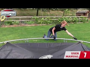 Zo monteer je de BERG InGround Champion trampoline