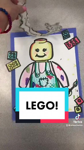 LEGO Portrait Art Project for Kids