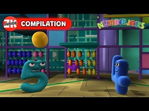 Out For The Count & The Container Drainer | Numberjacks | DOUBLE Full Episode