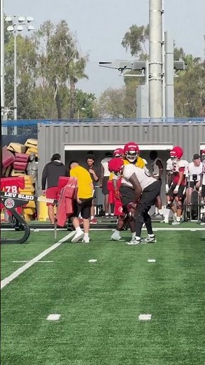 Jahkeem Stewart Back to Work at #USC Spring Camp Day 8