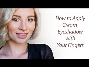 How to Apply Cream Eyeshadow with your Fingers | Learn How to Blend Two Colours properly