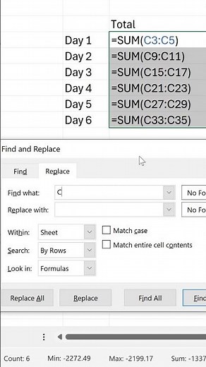 Change all formulas to absolute cell references in Excel