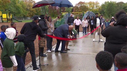 Wilson Elementary School unveils new playground