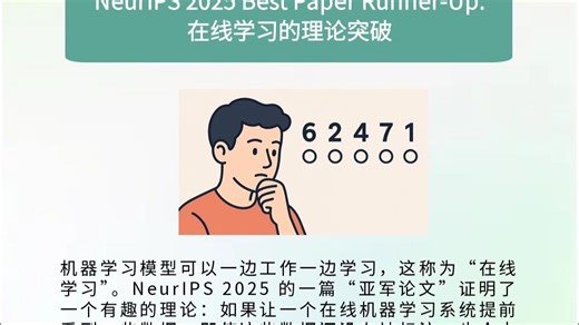 每天一个AI知识-1204 NeurIPS 2025 Best Paper Runner-Up:在线学习的理论突破
