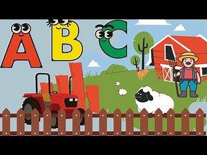 🐮 Learn Alphabet A–Z fast with Farm Animals🚜 Farm ABC Song for Kids