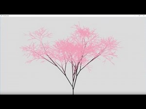 C++ Fractal Tree with SDL2 and SDL2 gfx (Source code in description)