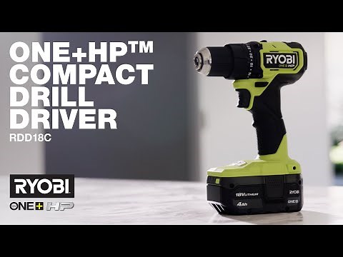 RYOBI 18V ONE+ HP Brushless Compact Drill Driver (RDD18C) in action