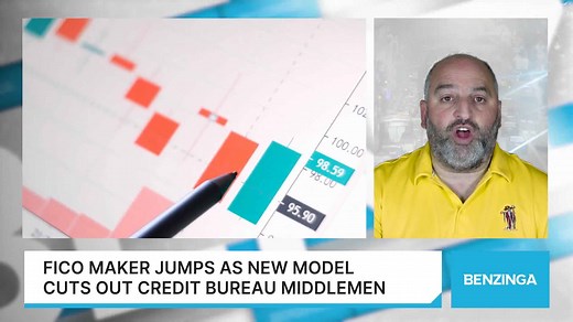 FICO Maker Jumps As New Model Cuts Out Credit Bureau Middlemen