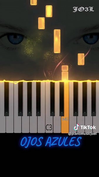 OJOS AZULES // Piano Tutorial Muy FÁCIL #melodiaandina #pianotutorial #ojosazules