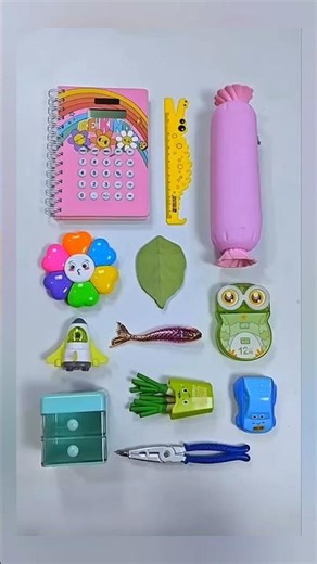 Cute Pink Stationery Set 😍💗Kids ke liye perfect & gift idea #stationery #unboxing #shorts