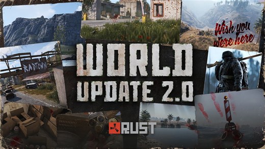 Для Rust вышло масштабное обновление World Update 2.0