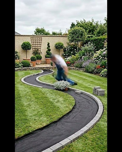 Transformation! DIY Garden Path