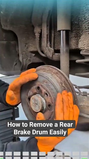 How to Remove a Rear Brake Drum Easily #automobile #mechanic #shrots