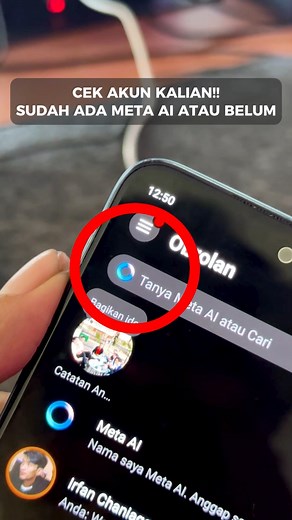 18K views · 253 reactions | Cara facebook kalian ada Meta AI #tutorial #trikandroid #tipsandroid #trikfacebook #metaai #cara | Irfan Chaniago | Facebook