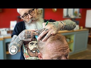 Add Volume to Thinning Hair with a Layered Scissor Cut | Mahesh Hayward