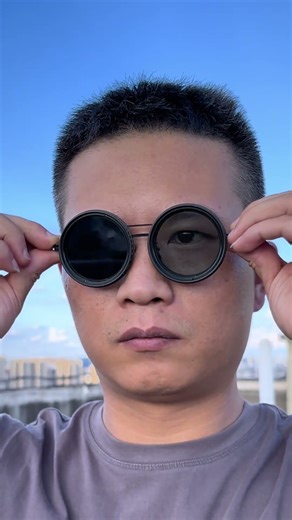 ND9 Adjustable Sunglasses – Block Glare, Control Brightness, See Clearly Anywhere!