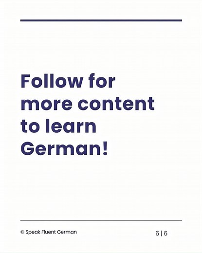 Speak Fluent German on Reels