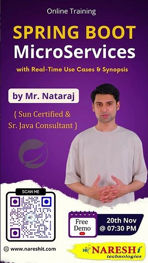 Mastering Spring Boot & MicroServices Online Training | NareshIT