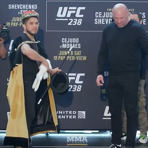 Three years ago today, Henry Cejudo put on a magic show before his UFC 238 staredown with Marlon Moraes 🪄😅 | MMA Fighting