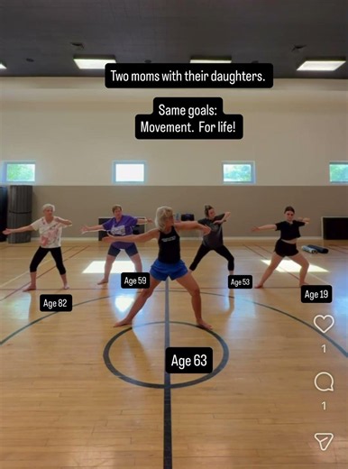 Full body movement - especially effective for 50+!
