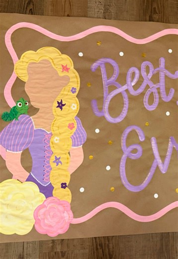 Tangled-Themed Birthday Banner Ideas