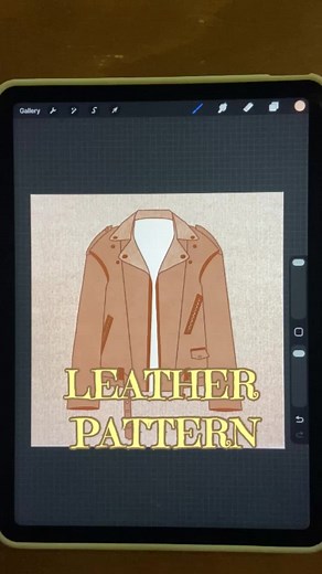 Here’s how I make a leather pattern in Procreate — simple, fun, and super satisfying! 🤎 If you want more tutorials like this, don’t forget to like, share, and follow for more creative content. #etsy #procreate #digital #leather #etsyseller