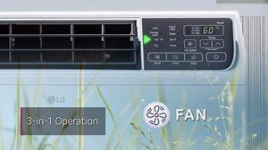 LG 6,000 BTU (DOE) Dual Inverter Smart Window Air Conditioner Cools 250 sq. ft. with Remote LW6023IVSM