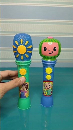 cool cocomelon and Ms Rachel sing along microphone