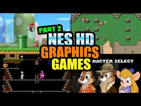 When 10 NES Games Become to HD Graphics [PART 2] │ Mesen HD Graphics Pack