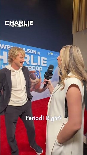 Owen Wilson declares 2026 will be a good year as Charlie the Wonderdog has its world premiere in LA