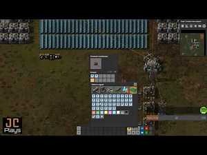 Factorio #1 Network Control: Constant Combinator - Stack Size - Lights & Colors
