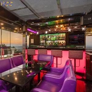 [Hot Item] LED Bar Counter Red Light Modern Nightclub Bar Design Dance Club Bar