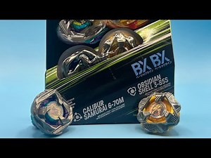 Calibrating Shells! Calibur Samurai & Obsidian Shell Duel Pack Unboxing & Review