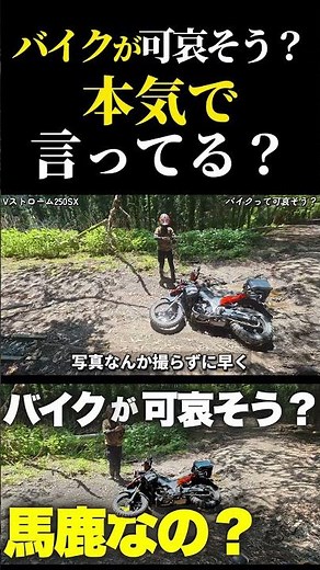 [Dropping the bike] Is it a shame for the bike? V-Strom 250SX #vstrom250sx