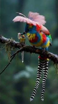 Colorful Exotic Birds in the Wild #BirdShorts #ViralBirds #NatureShorts