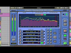 Sonnox Fraunhofer Pro-Codec Video