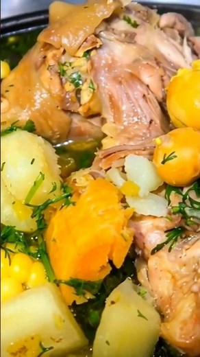 Chicken sancocho 🇨🇴. Full recipe on my channel El Fogón de Oma.