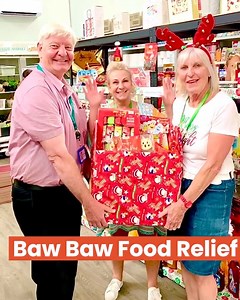 🎅 Baw Baw Shire Council has been able to directly support our amazing local food and emergency relief agencies this Christmas, with grants of up to $1500 thanks to DHHS’s Community Activation & Social Inclusion initiative. 🥘 We’ve proudly contributed to Baw Baw Food Relief, where 330 food hampers have been distributed, with another 70 heading out the door this week. We’ve also supported Anglicare Victoria Christmas Hamper project, which has provided some Christmas cheer to 71 Baw Baw families.