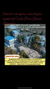 3.8K views · 77 reactions | Let’s all explore, learn and grow together at West Point School, Darjeeling.  | West Point School Darjeeling | Facebook