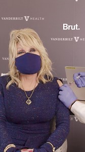 Dolly Parton receives the vaccine she donated $1 million to fund. The iconic singer also blessed the internet with a vaccine version of "Jolene." | Brut
