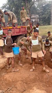 Fatigue time (team work) #foujilover #Fouji #army #armylover #armystrong #military #sscgd #bsf #CRPF #itbp #police #OdishaPolice #UPPolice #training #militarytraining #newrecruits #recruit #recruitment #recruiting | Dan Bahadur Shahi