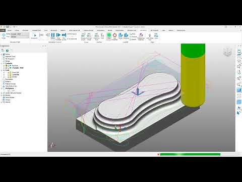 PowerMill Tutorial | Getting Started Guide | Lesson 3: AFR, Standard Roughing, Vortex Roughing
