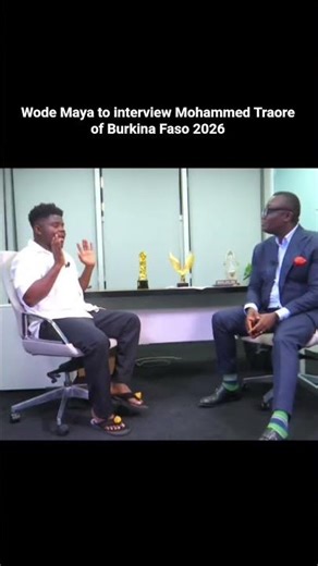 Watch out! Wode Maya to interview Mohammed Traore of Burkina Faso 2026 #starrchat #short