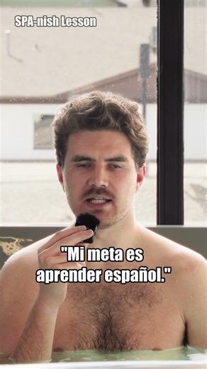 How to Say "The goal" in Spanish? | SPA-nish Lesson #shorts