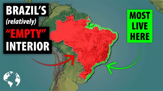 Brazil’s Population Imbalance – Why Most People Avoid Living in the Interior