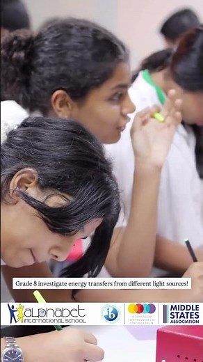 Grade 8 students explored energy transfers from different light sources!