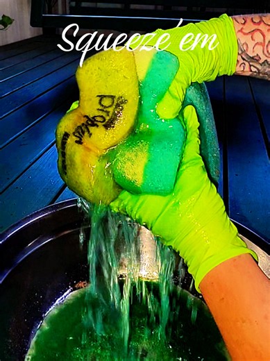 These bottles are mixture of wintergreen Alcohol and Palmolive green dish soap 🫧 thought you guys could use a porch squeeze.. has been too hot 🔥🥵 to go out but here I am 😂😂 hope you all enjoy!! Let me know 😁🫶🏻🫧